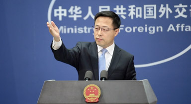 美要求大陆停止对台施压,外交部回应