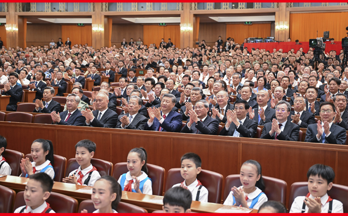 纪念中国人民抗日战争暨世界反法西斯战争胜利80周年文艺晚会举行