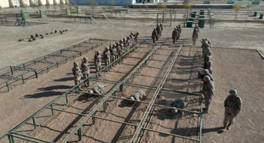 “满月”新兵迎来连贯考核