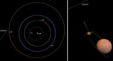 天問一號成功觀測到星際天體阿特拉斯