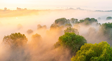 安徽淮北：冬日雲海