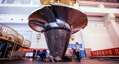 福建水口水电站5号机组大修