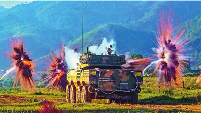 陸軍某旅開展實彈射擊訓練