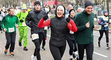 德國柏林：跑步迎新年