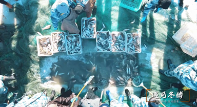 遇见冬捕——冰湖腾鱼 雪域盛事