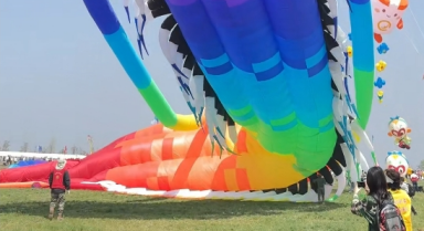 濰坊國際風箏會場，萬物皆可飛上天！
