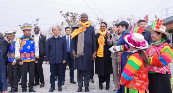莫桑比克总统探访青海乡村